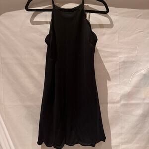 Love Addy black dress with scalloped hem size XS